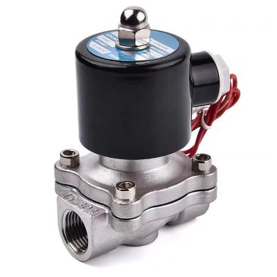 China 2W250 Stainless Steel Female Thread Solenoid Valve Suitable for Extreme Temperatures for sale