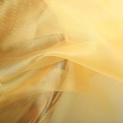 China QUICK DRY Tough Ice Style 100%Polyester Organza Fabric for sale