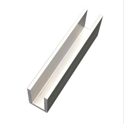 China Binder side Qinkai aluminum u channel customized c shaped c aluminum unistrut channel for sale