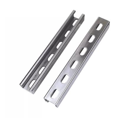 China Support system SS304 industrial high quality c purlins profile new srut steel support channel for cable tray column for sale