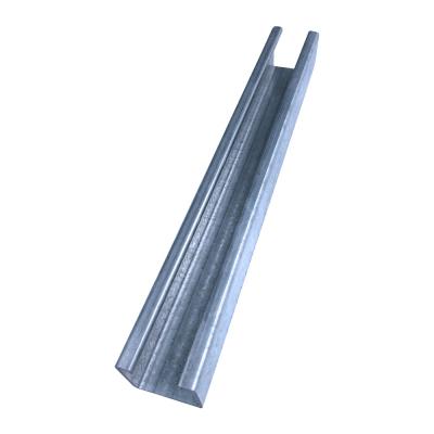 China Professional Galvanizing Nut C Strut Commercial Galvanizing Support System Qinkai Zinc Plating Channel for sale