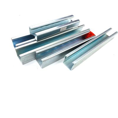 China Electrical Support System Qinkai Zinc Plating Galvanized Steel Unistrute C Channel for sale