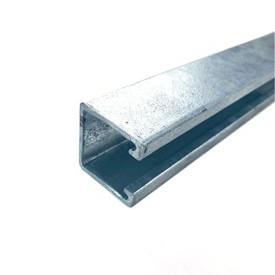 China Support And Hanger System Hot Dipped Galvanized Solid Through Strut Channel Strut Channel Strut Curved Channel for sale