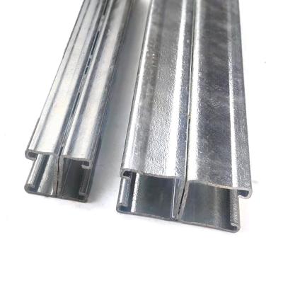 China Support system hot dipped steel channel steel channel weight c strut galvanized steel channel for sale