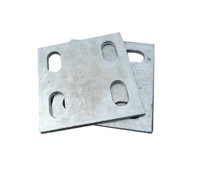 China Weldability Hot Dip Galvanized Steel Base Plate For Curtain Wall Accessories Base Base Plate for sale