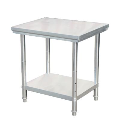 China Easily Assembled Stainless Steel Work Table Metal Work Table Kitchen Prep Table Commercial Workstation for sale