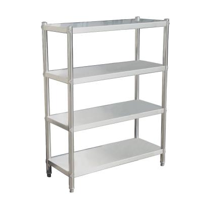 China Kitchen Shelf Customizable Commercial Hotel Adjustable Legs Organize Shelf Stainless Steel Rack for sale