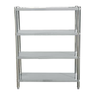 China Adjustable 4-Layer Stainless Steel Microwave Oven Rack Kitchen Shelf Upgraded Shelf Adjustable Legs for sale