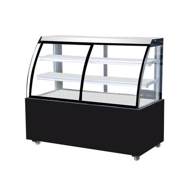 China Newly Listed 304/201 Stainless Steel Cake Cabinet Display Rack Stainless Steel Cake Cabinet Transparent 304/201 for sale