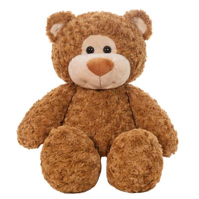 China Plush in stock 6 design valentines day soft toys brown teddy bears for sale