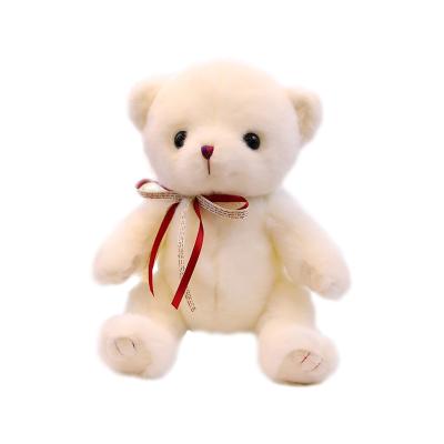 China Small Plush Teddy Bear Plush Toy Mini Cute White Teddy Bear White Shape Toy Gift for sale