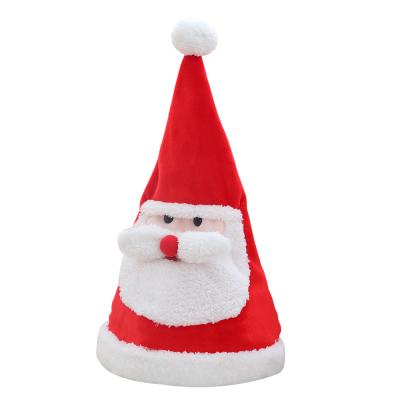 China Plush 2021 Manufacturer Christmas Hat Light Up Christmas Toys Professional Christmas Gifts In Bulk for sale