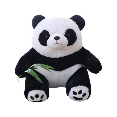 China Plush Simulation Resting Panda Stuffed Doll Soft Panda Plush Toy for sale