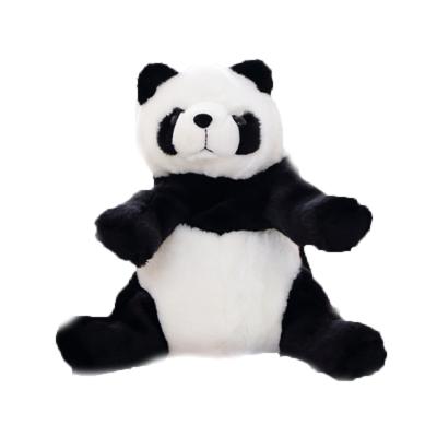 China Lovely gift high quality imported materials are suitable for children to carry panda plush toy schoolbags for sale