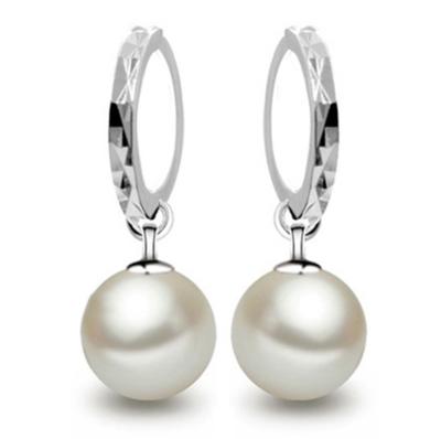 China 2020 latest shanny FASHIONABLE customer design pearl earrings for women for sale