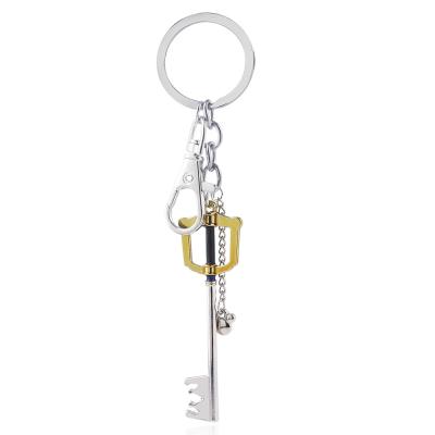 China Wapen Key Chain Necklace Kingdom Hearts Shape Metal Sora Keyblade Sleutelhanger Key Chain for sale