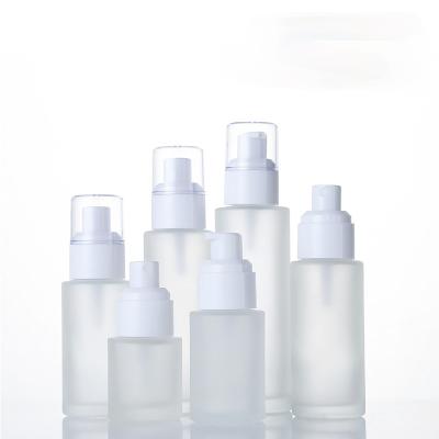 China Cosmetic Spray 100ml Pump Bottle 30ml Glass Liquid Base Cosmetic Lotion Bottle for sale