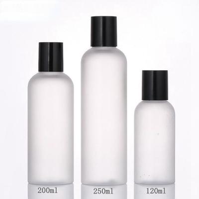 China Cosmetic Packaging Skin Care Frosted Pet Skin Care 120ml 200ml 250ml Lotion Bottle Luxury for sale