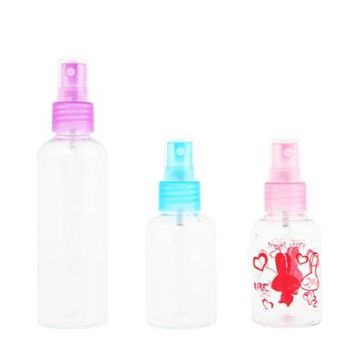 China Household Products Pet Empty Spray Bottle 30ml 60ml 100ml Plastic Mist Spray Bottle for sale