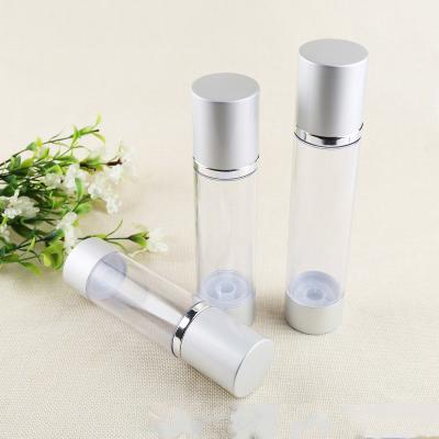 China 30ml Cosmetic Transparent Acrylic Airless Pump Bottle For Beauty Cosmetics for sale