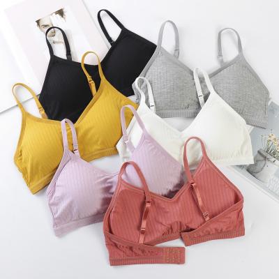 China Strapless Thin Type Antibacterial Comfortable Gather Gather Lace Underbust Anti-Droop Breather Women's Wireless Fit Bra for sale