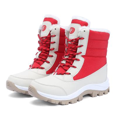 China Round Warm High Top Snow Boots Cotton Boots Mens Shoes Snow Boots For Women for sale