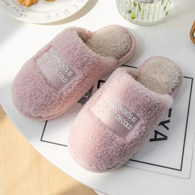 China Fashion Trend Wool Sheep Wool Fur House Slippers Slippers Famous Brand Luxury Outdoor Winter Indoor For Woman Fashion Leather Summer for sale