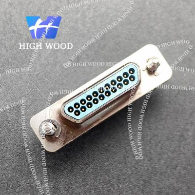 China Micro-D MWDM Solder Cup Metal Shell Connectors ,MWDM2L-021NSM. for sale