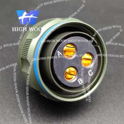 China MS3456 PLUG WITH  THREADEDCOUPLING,MS3456W20-19SW for sale