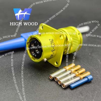 China ZH23 Series  Environmental Resistance  Bayonet Electrical Connector,ZH23-3/14P-1-a-B for sale