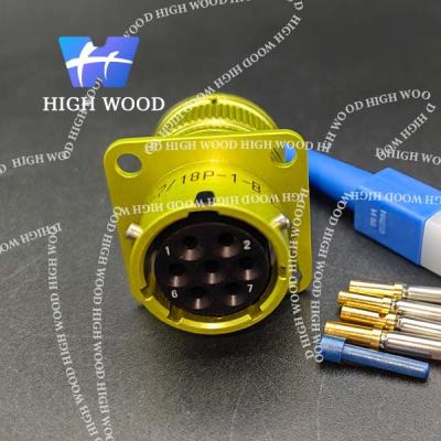 China ZH23 Series  Environmental Resistance  Bayonet Electrical Connector,ZH23-7/18P-1-B for sale