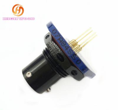 China 85107A84S50 Vernickelung 4 männliches IP68 PWB Pin Receptacle zu verkaufen