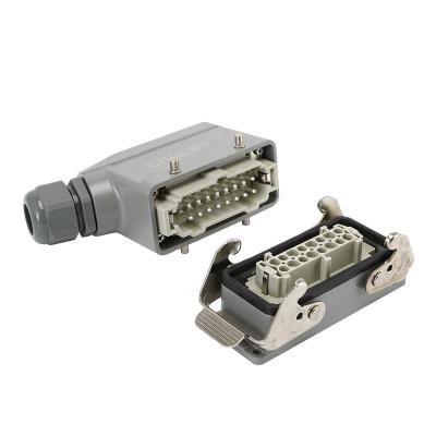 China Automotive 16 Pins Industrial Plug Socket , Electrical Heavy Duty Connectors for sale