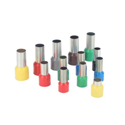 China High Temperature Resistance Insulated Tie End Ferrule Terminals Tinned Copper End Lugs Pin Type for sale