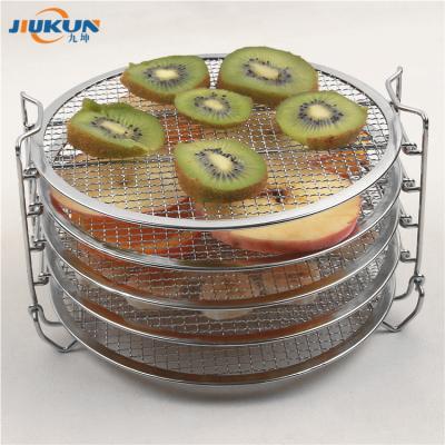 China Dustproof Stackable Dehydrator Rack With 5 Layers Drying Rack Stacker Trays Compatible With Oven And Air Fryer Pressure Cooker for sale