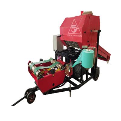 China Silage Packing And Wrapping Wheat Mini Hanging Automatic Hay Round Straw Baler Machine Price for sale