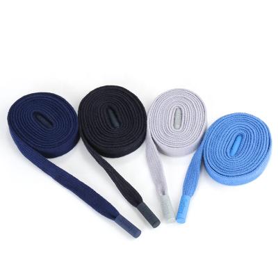 China High Quality Flat Cotton Rope Cord Lace/Rope For Apparel Garment Custom String Hoodie String Custom Lace for sale