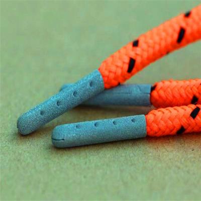 China Nickel Free Black Tips Shoe Lace Cord Ends Custom Studs For DIY Cord Lace Tips Clothes Accessories for sale