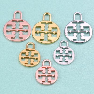 China Factory Price Wholesale Metal Stainless Steel Jewelry Zinc Alloy Pendant For Necklace Logo Name Pendant for sale