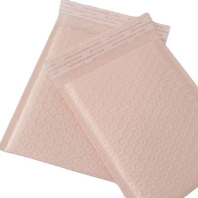 China Fashion Accessories Custom Mailing Bag Biodegradable Messenger Recycled Plastic Mailing Envelope Mailer Bag Pink for sale