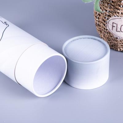 China Biodegradable Cylinder Cardboard Round Packaging Box T-Shirt Tube Packaging Box For Apparel Packaging for sale