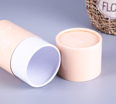 China 30ml 50ml 100ml Glass Essential Oil Round Bottle Tea Cylinder Packaging Tube Biodegradable Custom Printing Paper Box for sale