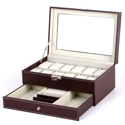 China Fashion Luxury Custom Logo Box Small Travel Jewelry Storage PU Leather Jewelry Case Earring Ring Organizer for sale