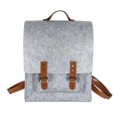 China With High Quality Custom USB Laptop Case Felt 15 Inch Laptop Felt Felt Backpack Bag for sale