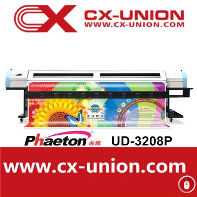 China Bill Printer Universal Brand Ink Jet Printing Machine UD-3208P Phaeton Large Format Solvent Printer for sale