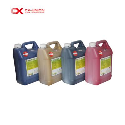 China factory price 5 liter flora solvent printing ink for spectra polestar printhead solvent ink for sale