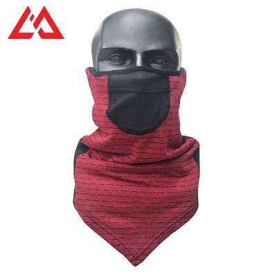 China Custom Wear Anti Uv Ice Cooling Logo Neck Scarf Bandana Cover Earloop Scarf Sports Neck Cuff Bandana for sale