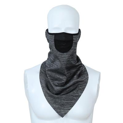 China Wear Wholesale Custom Design Gray Anti Uv Neck Warmer Water Proof Ski Bandana For Skating for sale