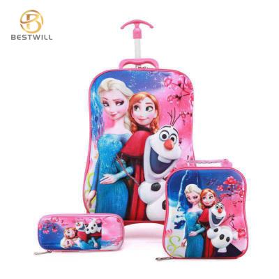 China Bestwill Waterproof 2020 Cheap Girls Mochilas Instruct Bags Sets For Girls Kids Backpack 5 Pcs Bag Trolley School for sale