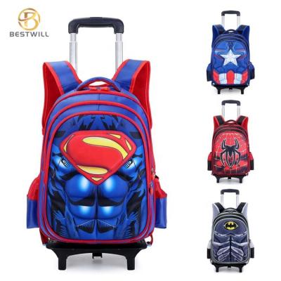 China BESTWILL 2020 waterproof bagpack backpack kids school bags marvel mochila rucksack kids trolley school bags for sale